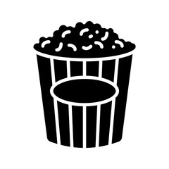 Pop corn icon. sign for mobile concept and web design. vector illustration
