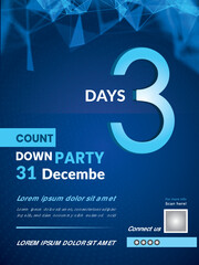 Countdown Party Poster Design