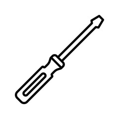Screwdriver icon. sign for mobile concept and web design. vector illustration