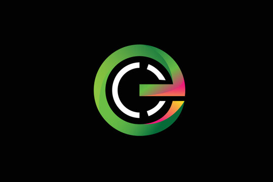 icon e logo full color,vector illustration