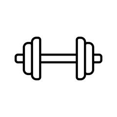 Barbell icon. sign for mobile concept and web design. vector illustration
