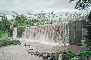 This river dam has six levels, it also functions as a sabo dam for the lava flow of Mount Merapi when it erupts, besides that the place is also an attractive tourist destination.