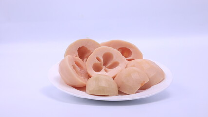 White fruit, pickled in brine