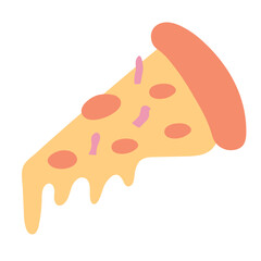 pizza food eating italy italian nutritive nutrition doodle flat