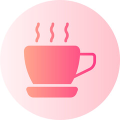 coffee gradient icon