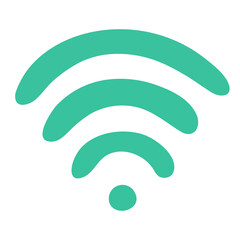 wifi wireless internet connection network media gradient icon