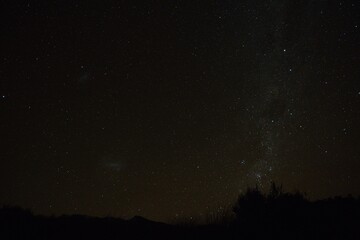 Fototapeta na wymiar Starry night, Tongariro National Park, New Zealand