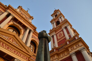 Centro de la Ciudad de Salta- SALTA ARGENTINA: Basílica San Francisco de la ciudad de Salta en el...