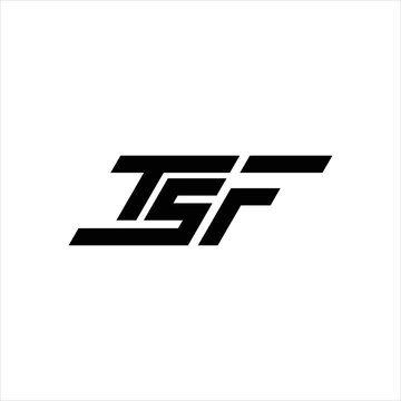 TSF Letter Logo Design Template