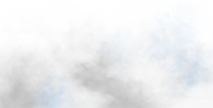 Realistic white cloud