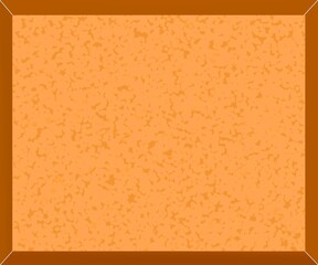 フレーム付きコルクボード　オレンジ