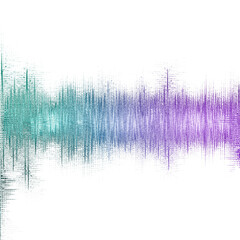 Abstract transparent wavy glitch art texture element.