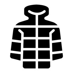 jacket glyph icon