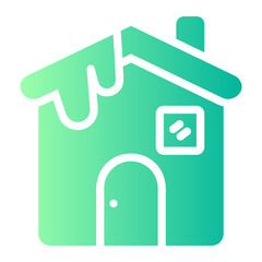 House gradient icon