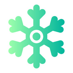 snowflake gradient icon