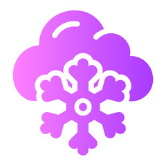 snow gradient icon