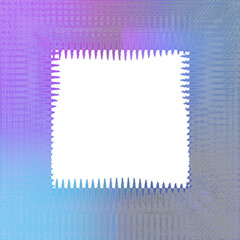 Abstract transparent gradient grunge texture border element.