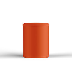 Milk Powder Plastic Jar 3D Rendering