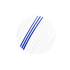 circle pattern line_blue and white