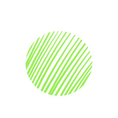 circle pattern line_green neon