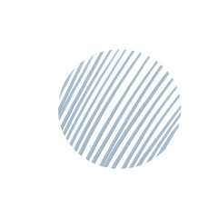 circle pattern line_sky blue