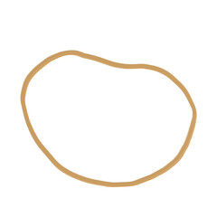 Obraz premium element oil paint shape_circle handwriting gold