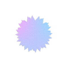 Abstract transparent glitch art texture element.