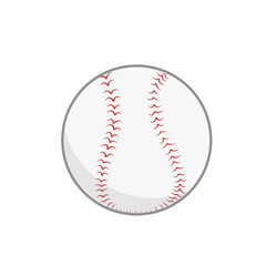 illustration vector of baseball ball isolated on white in png 
