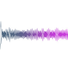 Abstract transparent waveform texture element.