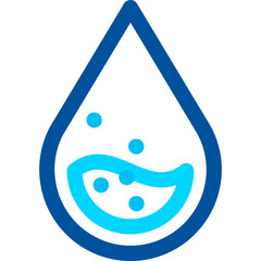 liquid matter lineal style icon
