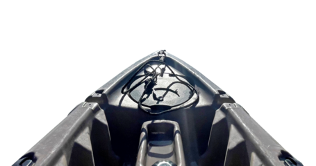 Kayaking water sport adventure on transparent background