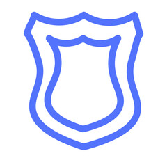 police badge police badge badge line icon