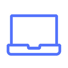 Fototapeta premium seo laptop computer business finance line icon