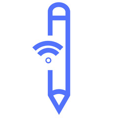 smart pencilinternet line icon