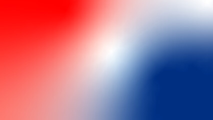 abstract red white blue tricolor flag gradient background