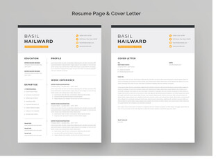 Resume and Cover Letter, Minimalist resume cv Resume templates to help you land that great job	 