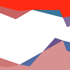 Colorful geometric abstract background for social media feed