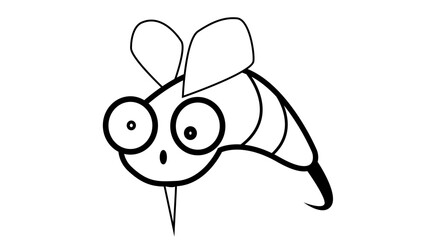 cartoon bee