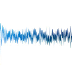 Abstract transparent waveform texture element.