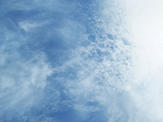 Clouds look like ocean waves. cloud formation that appeared to look like an ocean in the sky.