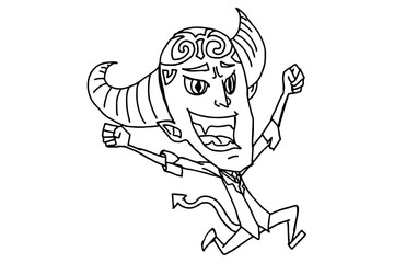 Halloween Character - Red Satan