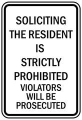 private property warning sign