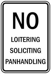 private property warning sign