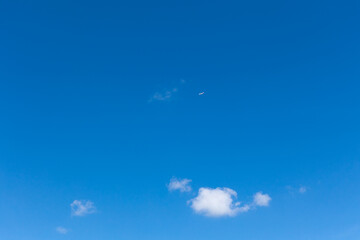 Blue sky with clouds background