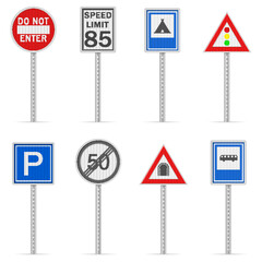 Road sign set