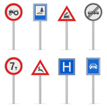 Road sign set