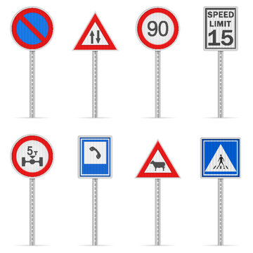Road sign set