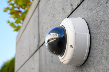 CCTV Camera. Kamera do monitoringu. Monitoring CCTV. Kamera. - obrazy, fototapety, plakaty