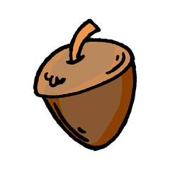 Cartoon Hazelnut Clipart