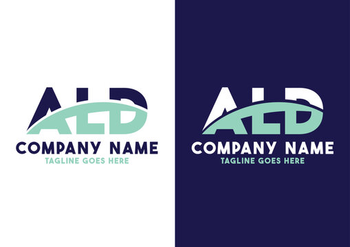 Letter ALD logo design vector template, ALD logo